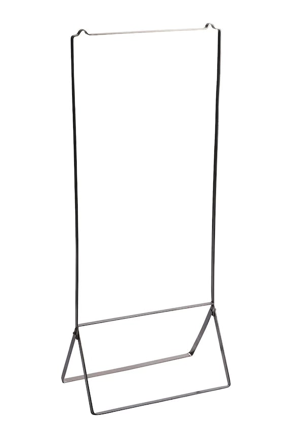 Madam Stoltz cuier umerașe 51 x 25 x 122 cm gri 38937ST