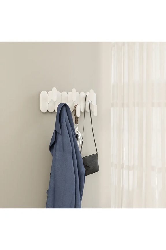 Stenski obešalnik Umbra Tempo 16 x 47 x 6 cm 1022941.1313 bež