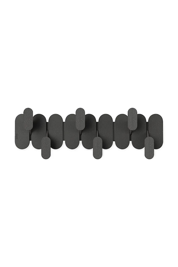 Umbra cuier de perete Tempo 16 x 47 x 6 cm negru 1022941.040