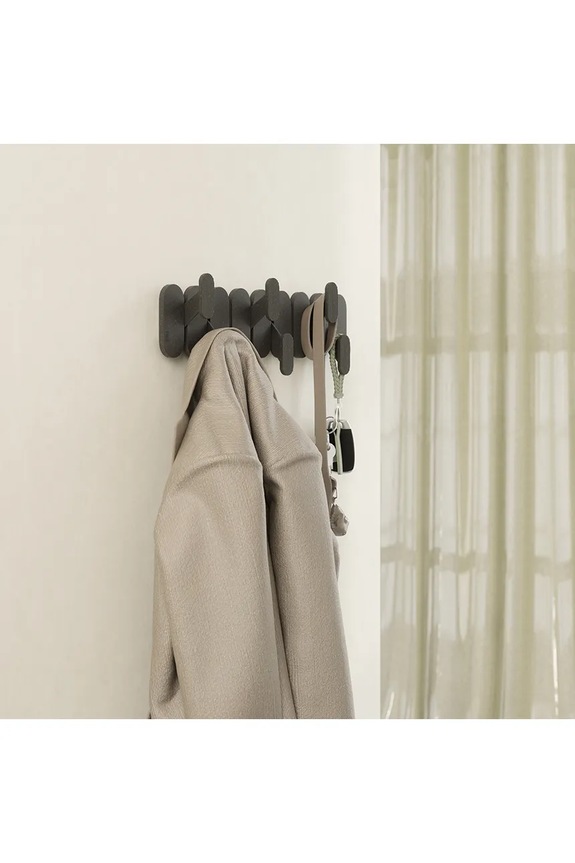 Umbra cuier de perete Tempo 16 x 47 x 6 cm 1022941.040 negru