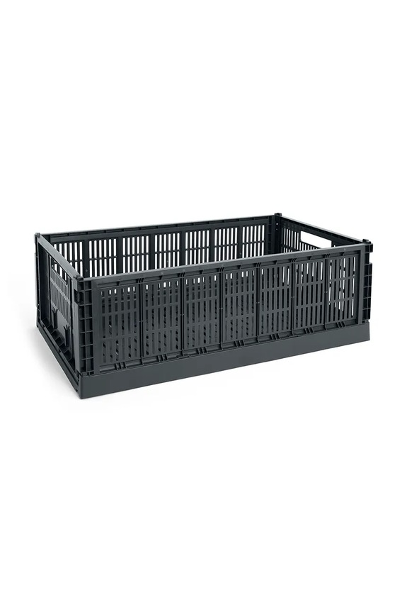 Kutija za pohranu HAY Colour Crate XL / 24 x 42 x 68 cm crna AB634.A604.AC37