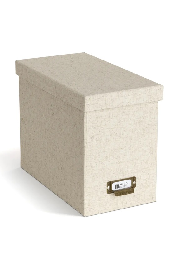 Κουτί εγγράφων Bigso Box of Sweden Johan 18,5 x 35 x 27 cm μπεζ 9441N6073.99
