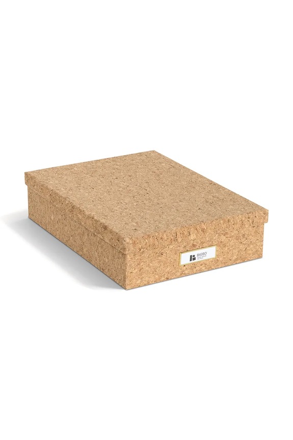 Κουτί αποθήκευσης Bigso Box of Sweden Oskar A4 26 x 35 x 8,5 cm καφέ 9451N4064.99