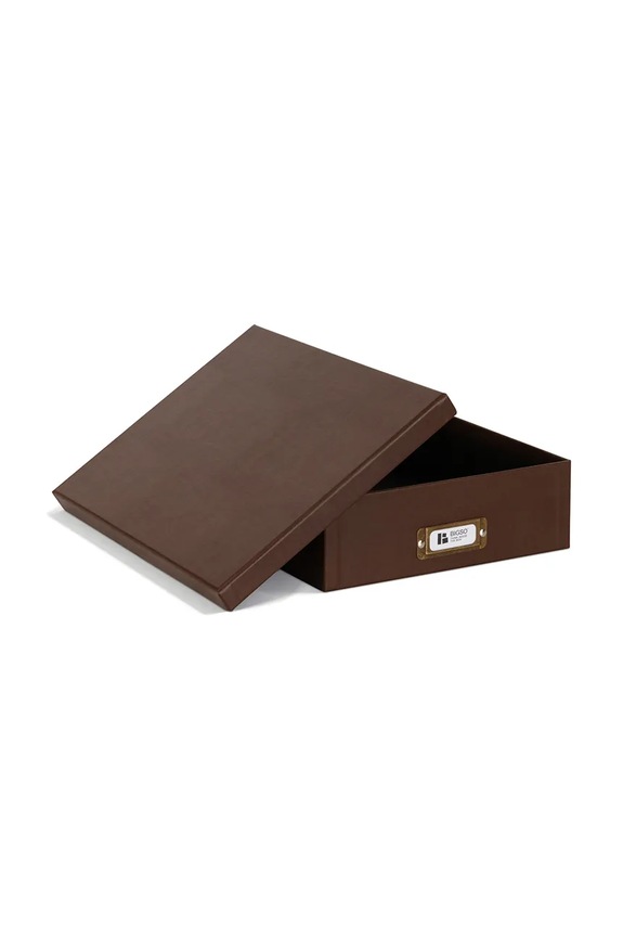 Κουτί αποθήκευσης Bigso Box of Sweden Oskar A4 26 x 35 x 8,5 cm 9451R3072.99 καφέ AA00