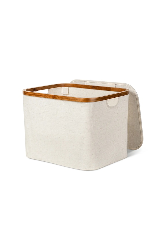 Bigso Box of Sweden box na skladovanie z textilného materiálu 40,5 x 33 x 30 cm béžová 6983S0601.99