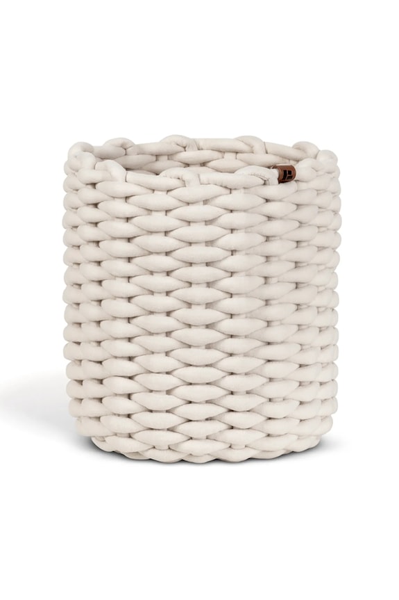 Bigso Box of Sweden kôš na skladovanie z textilného materiálu 25 x 25 cm biela 6991S0901.99