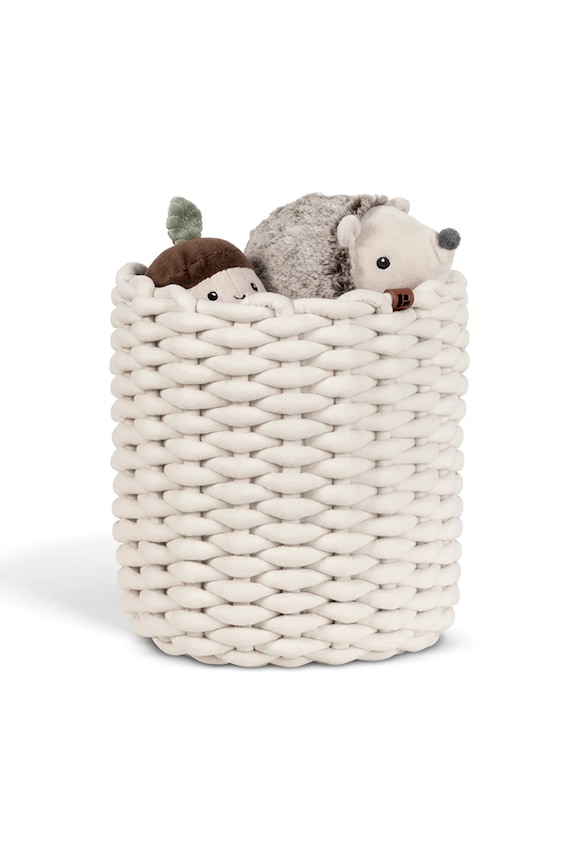 Obývacia izba a spálňa Bigso Box of Sweden kôš na skladovanie z textilného materiálu 25 x 25 cm 6991S0901.99 biela