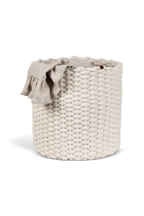 Bigso Box of Sweden kôš na skladovanie z textilného materiálu 40 x 40 cm 6992S0901.99 biela AA00