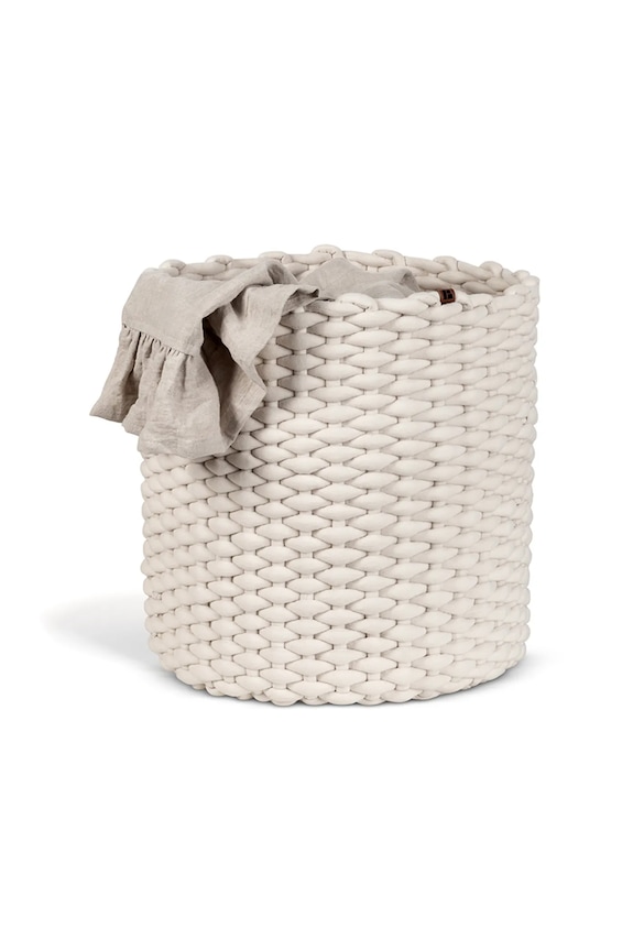 Bigso Box of Sweden kôš na skladovanie z textilného materiálu 40 x 40 cm 6992S0901.99 biela AA00