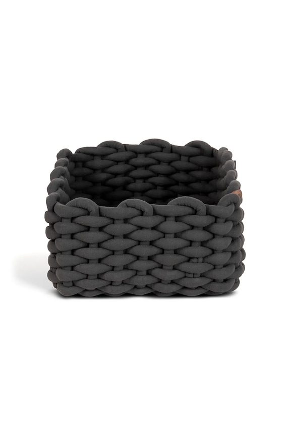 Obývacia izba a spálňa Bigso Box of Sweden kôš na skladovanie z textilného materiálu 35 x 25 x 14 cm 6994S1001.99 čierna