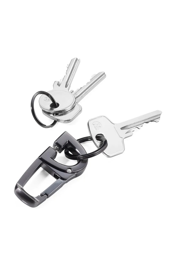Troika breloc pentru chei din metal lustruit 5,5 x 2,7 x 1 cm TRKR18.06.GM negru AA00