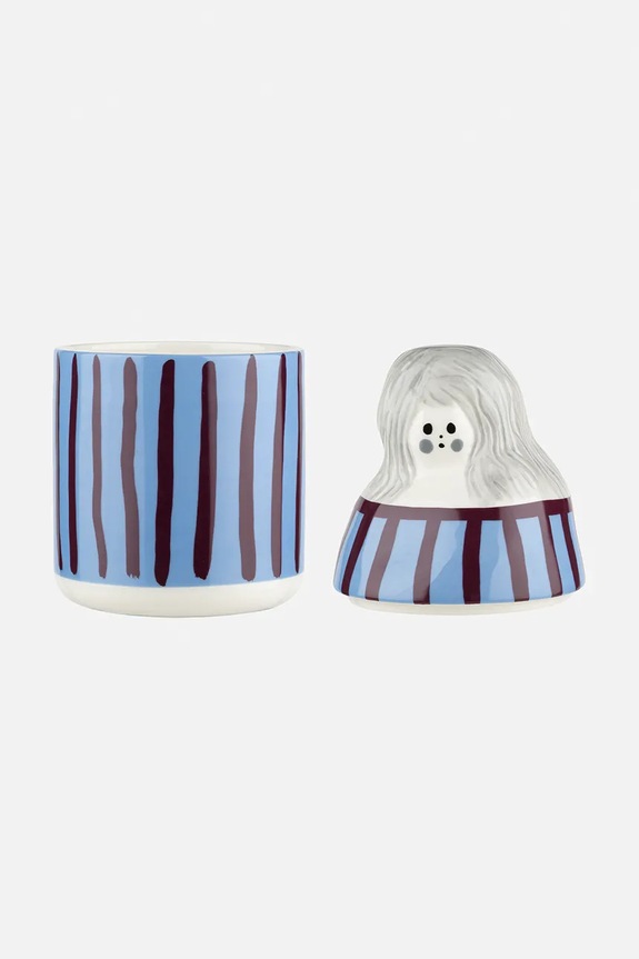 Marimekko pojemnik do przechowywania z kamionki 11,5 x 22,5 cm 075388.540 multicolor AA00