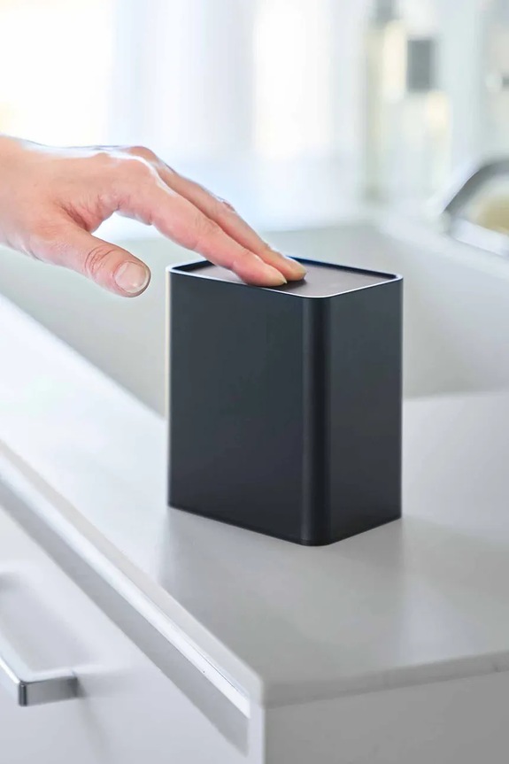 Yamazaki organizator din plastic 9,6 x 6,6 x 10,8 cm 10285. negru AA00