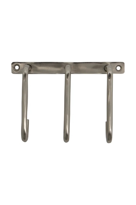 House Doctor κρεμάστρα επιτοίχια από ανοξείδωτο χάλυβα 15 x 4 x 10 cm γκρί 205345019