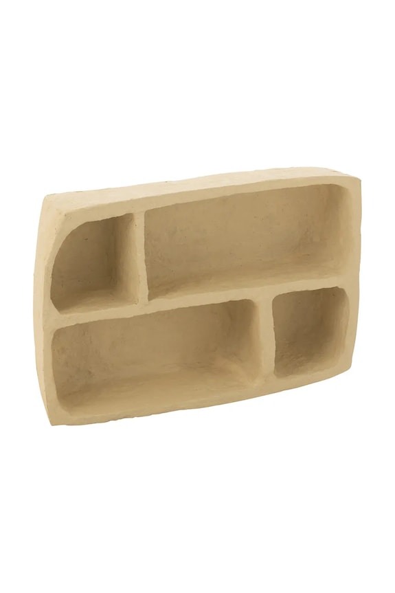 J-Line полка настенная из бумаги 45 x 30 x 10 cm 50977 бежевый AA00