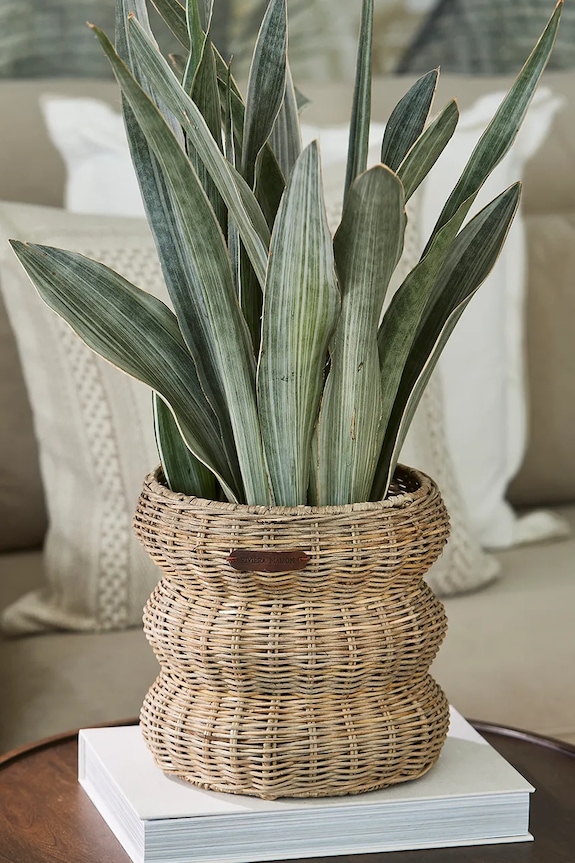 Salon i sypialnia Riviera Maison zestaw koszy do przechowywania 574860 brązowy
