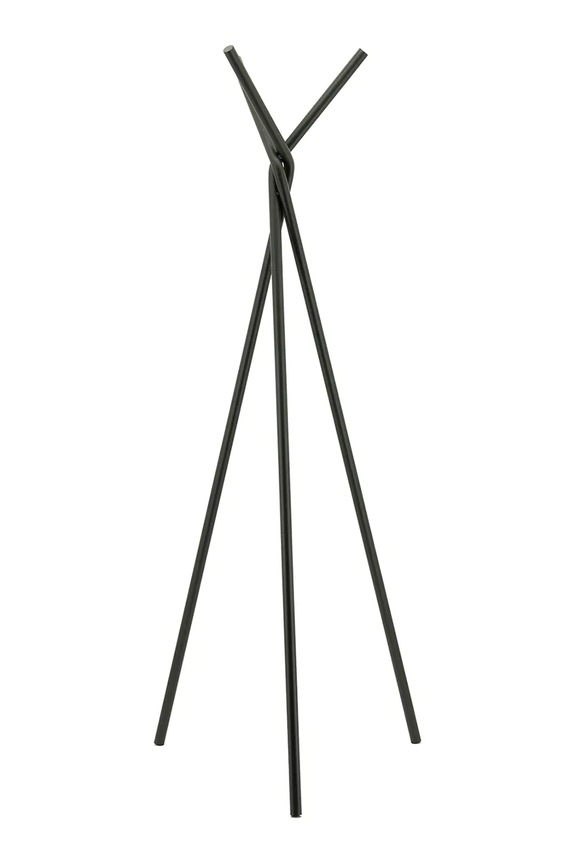 By-Boo wieszak na ubrania z żelaza 70 x 33,5 x 160 cm czarny 250051