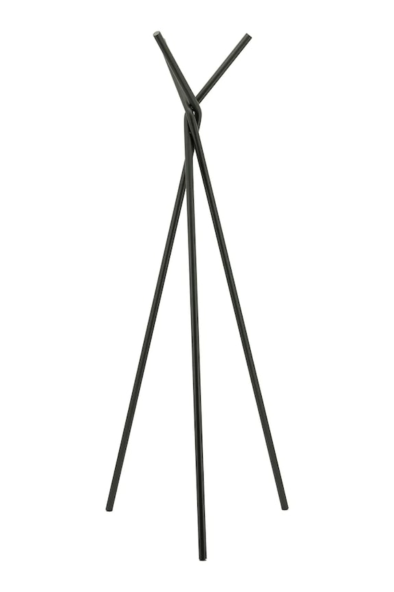 By-Boo wieszak na ubrania z żelaza 70 x 33,5 x 160 cm czarny 250051