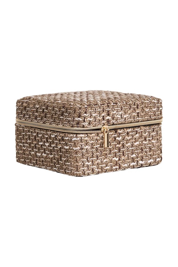 House Nordic ékszeres doboz Marrakech 11 x 11 x 6,5 cm 1800050 bézs AA00