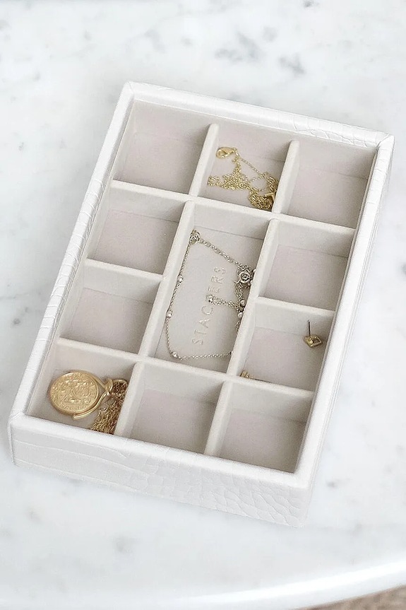 Stackers organizator de bijuterii 74343 alb AA00