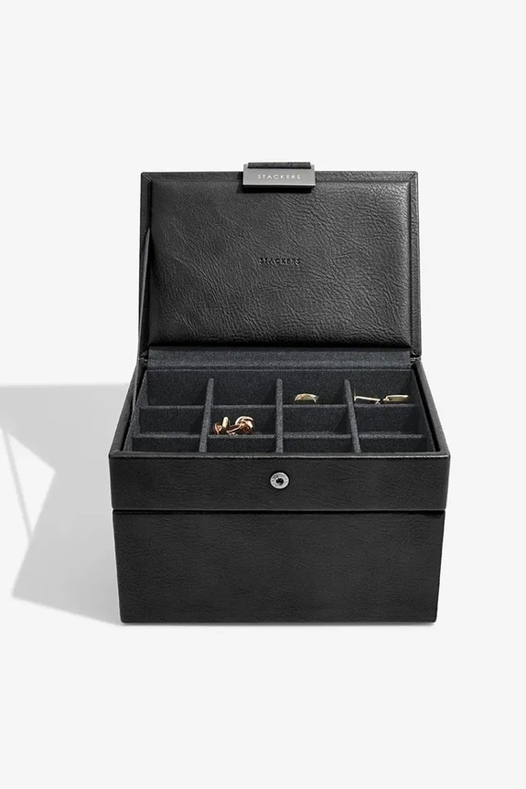 Kutijca za nakit Stackers crna 74321