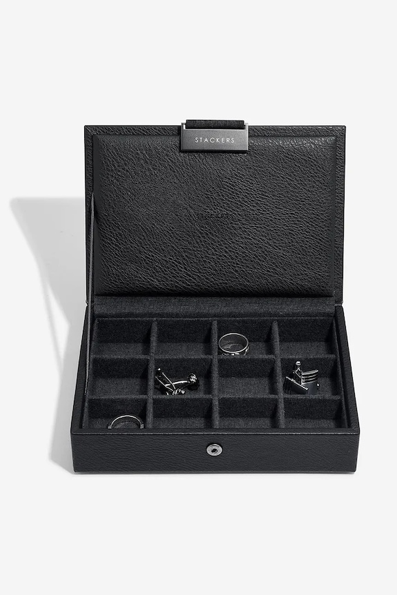 Dnevni boravak i spavaća soba Kutijca za nakit Stackers 74321 crna