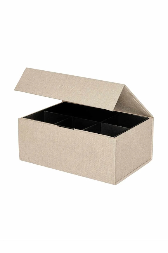 Кутия за бижута OYOY Hako 25 x 18 x 10,5 cm бежов L301148