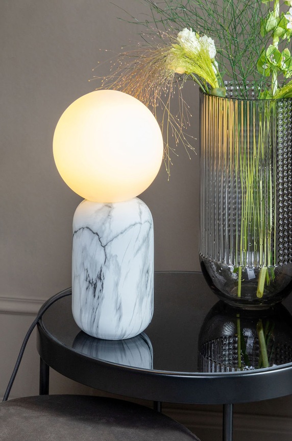 Leitmotiv lampa stołowa LM1959WH biały
