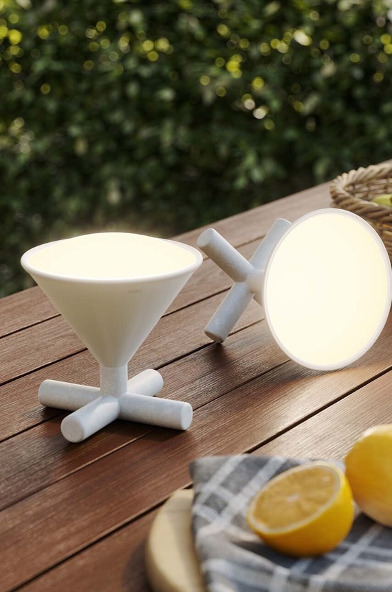 Chytrá bezdrátová lampa Umbra Cono 1015081.918 šedá