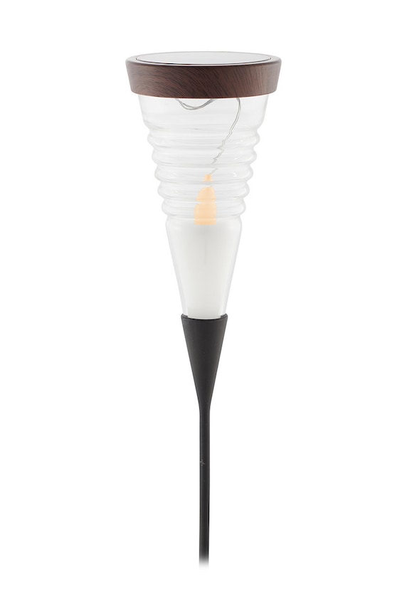Sirius latarnia solarna LED Aston brązowy 38266