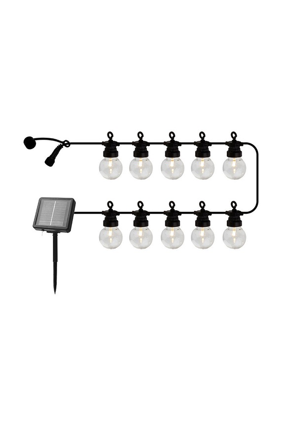 Sirius girlanda solarna LED Lucas Solar Start set. 10 LED 3 m czarny 69601