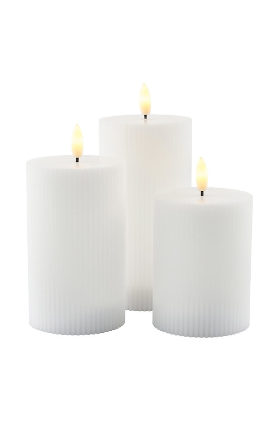 Sirius set lLED svijeća Smilla Rechargeable (3-pack) bijela 80252