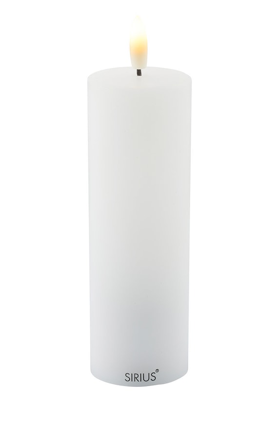 Sirius lumânare LED Sille Rechargeable 15 cm alb 80610
