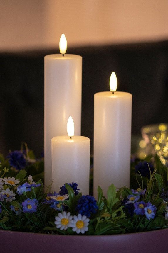 Home SPA Sirius świeca LED Sille Rechargeable 20 cm 80611 biały