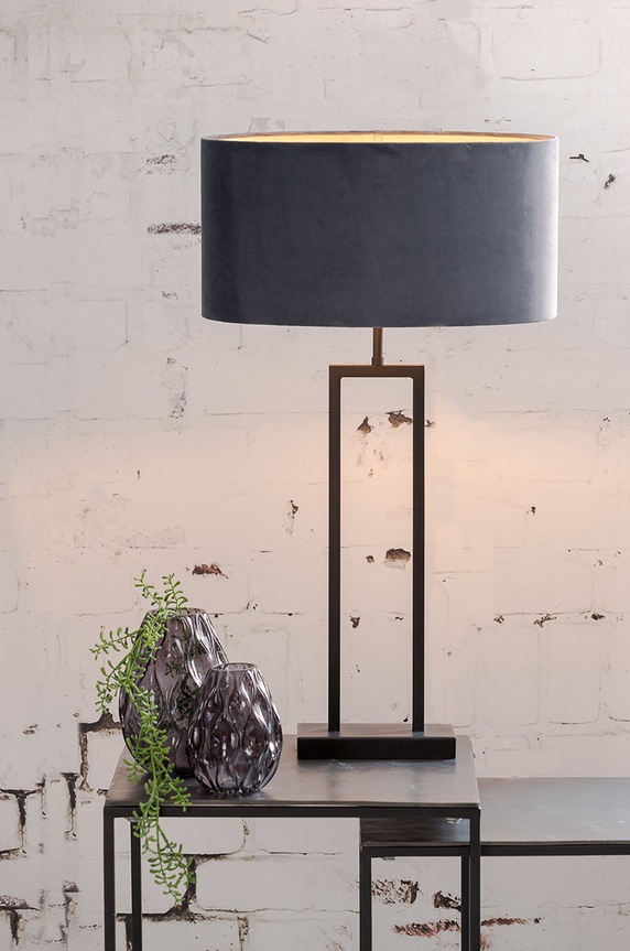 Light & Living abażur 3845048 niebieski AA00