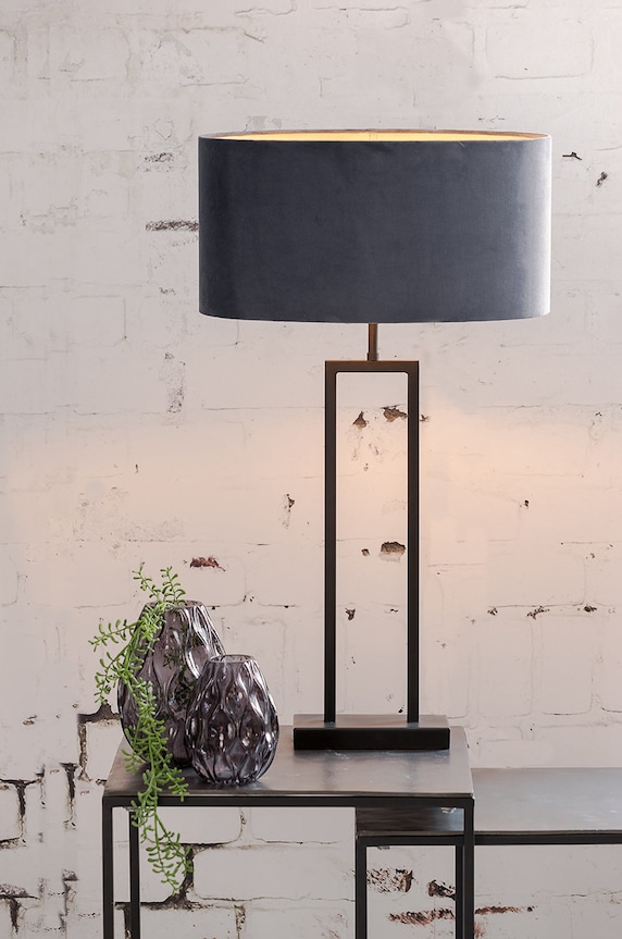 Light & Living abażur 3845048 niebieski AA00