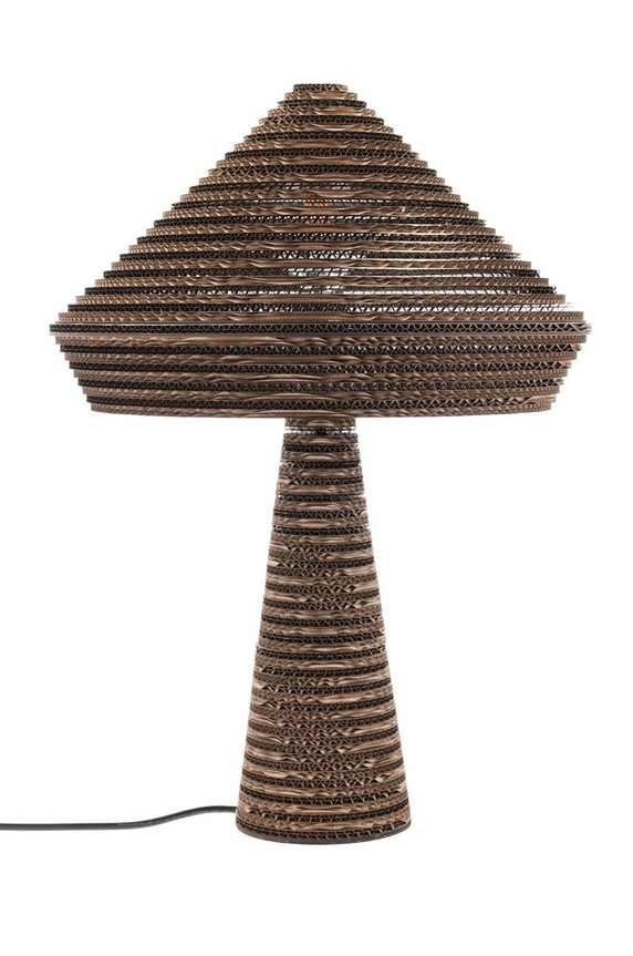 Επιτραπέζιο φωτιστικό Villa Collection Alk καφέ 25563.