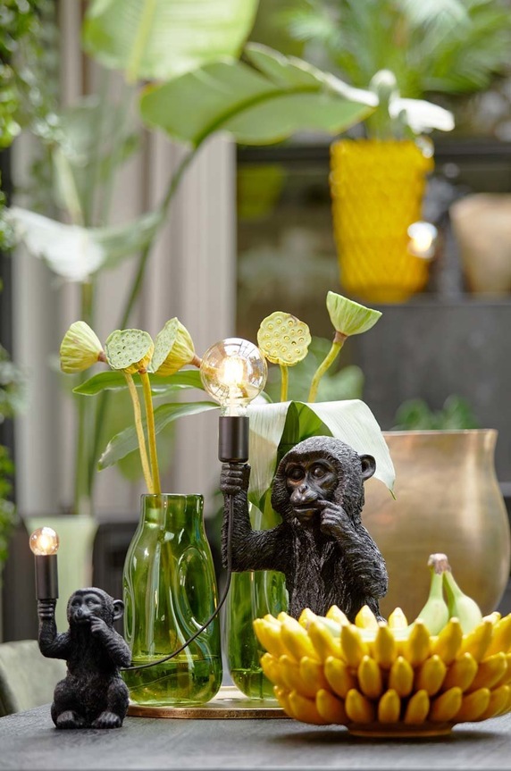 Stolna lampa Light & Living 1863320 crna