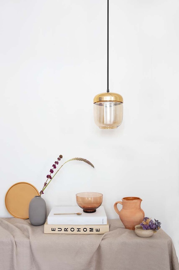 Závěsná lampa Umage Acorn 2215 hnědá AA00