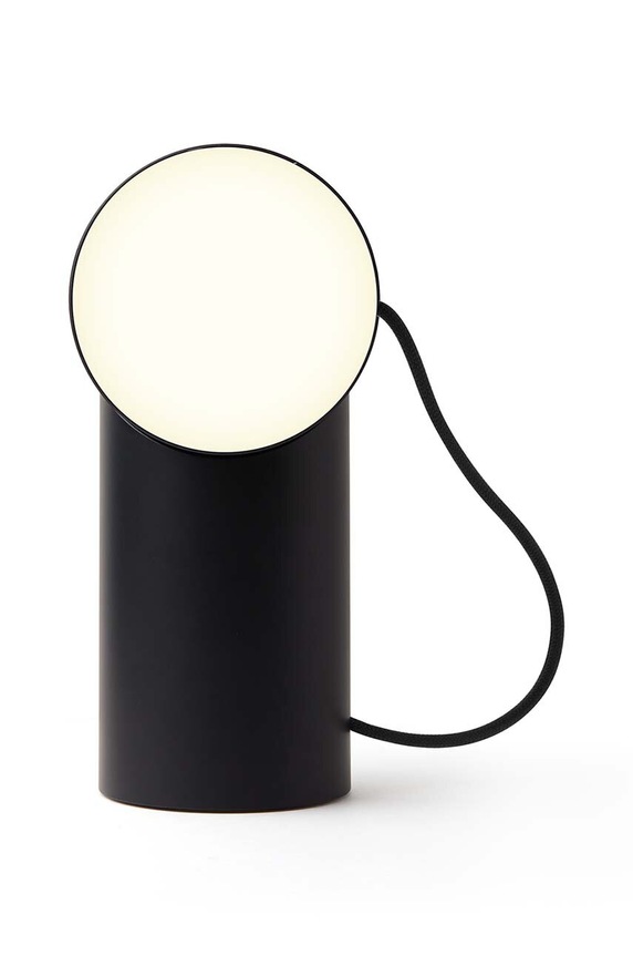 Salon i sypialnia Lexon przenośna lampa led Orbe LH88N czarny