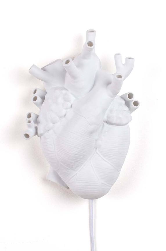 Stolní lampa Seletti Heart Lamp bílá 09925