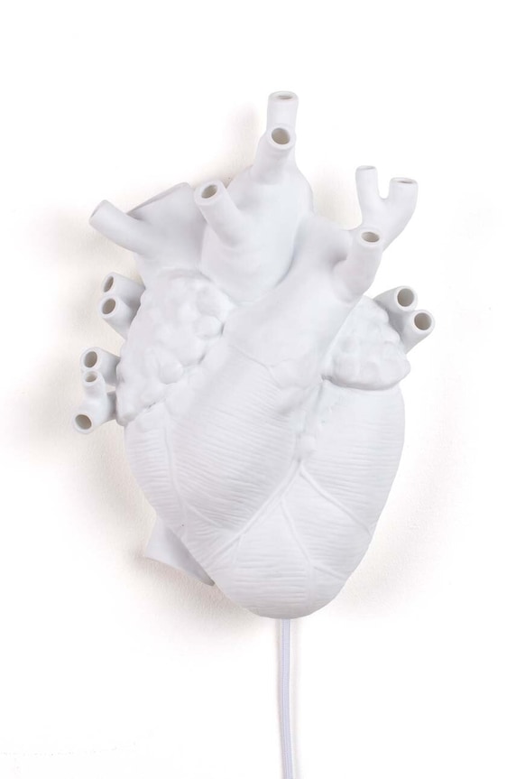 Stolní lampa Seletti Heart Lamp bílá 09925