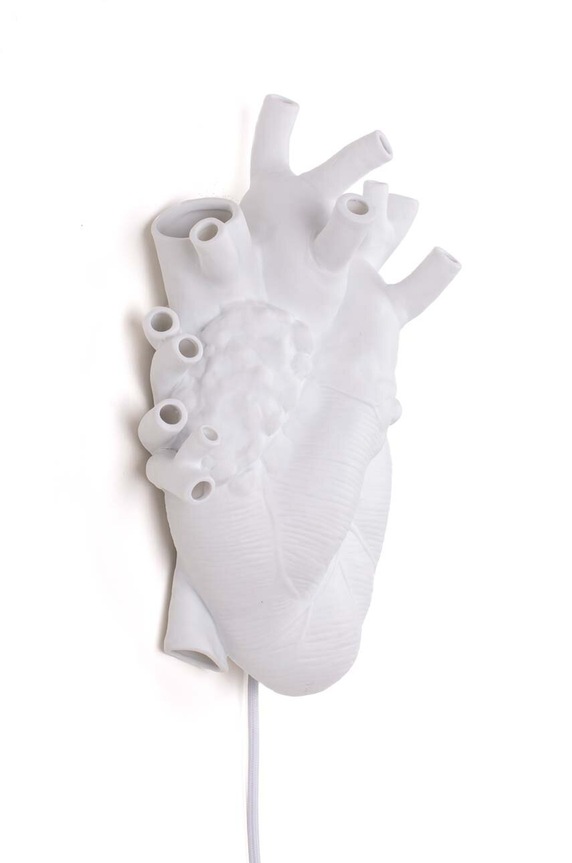 Stolní lampa Seletti Heart Lamp 09925 bílá AA00