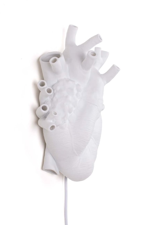Stolní lampa Seletti Heart Lamp 09925 bílá AA00