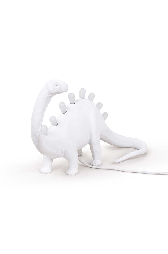 Seletti veioza Jurassic Lamp Bronto 14762 alb AA00