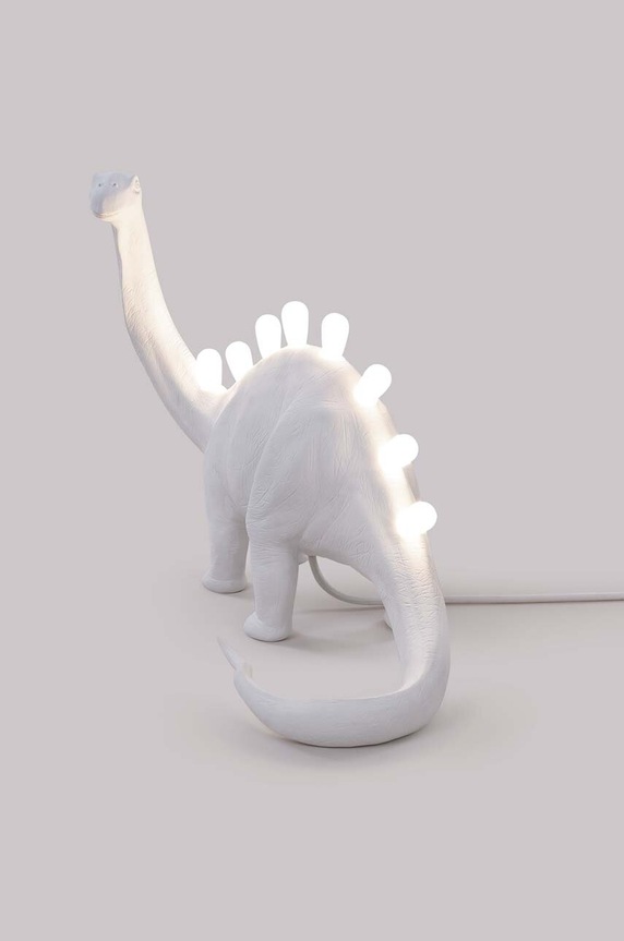 Seletti veioza Jurassic Lamp Bronto alb 14762