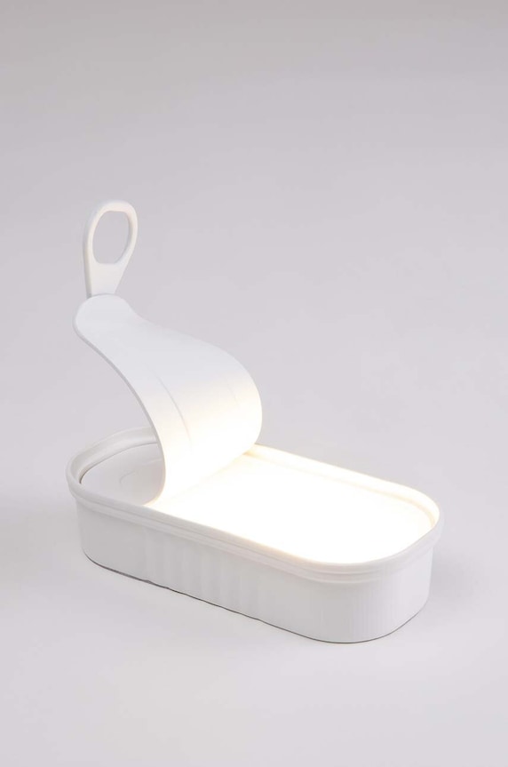 Obývacia izba a spálňa Led lampa Seletti Daily Glow Sardina 15352 biela