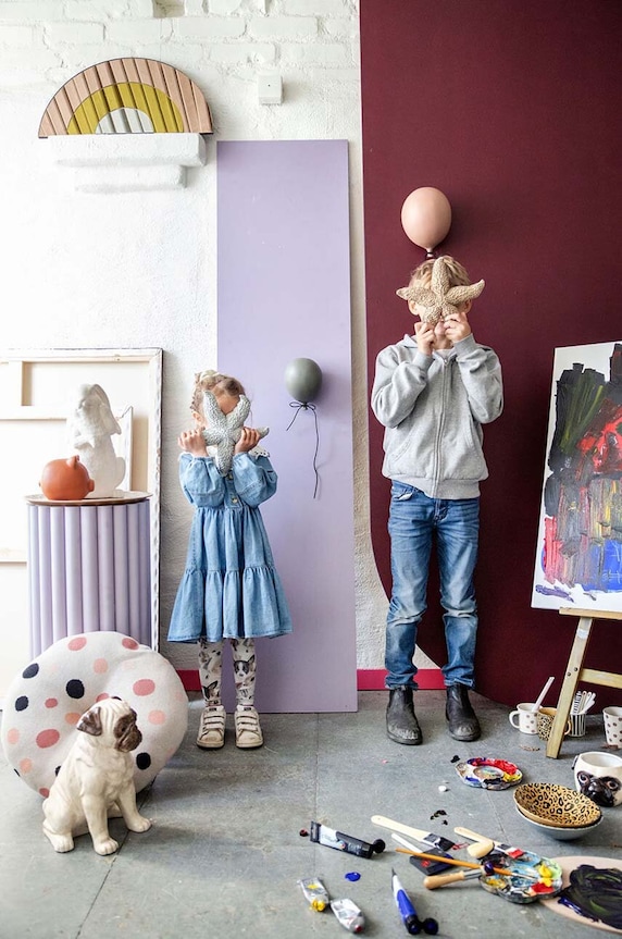 Stenska dekoracija Byon Balloon L 5260907607 roza AA00