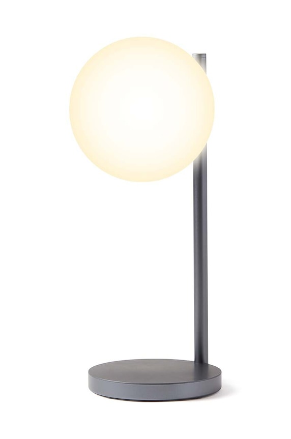 Salon i sypialnia Lexon lampka z ładowarką bezprzewodową Bubble Lamp LH70X czarny