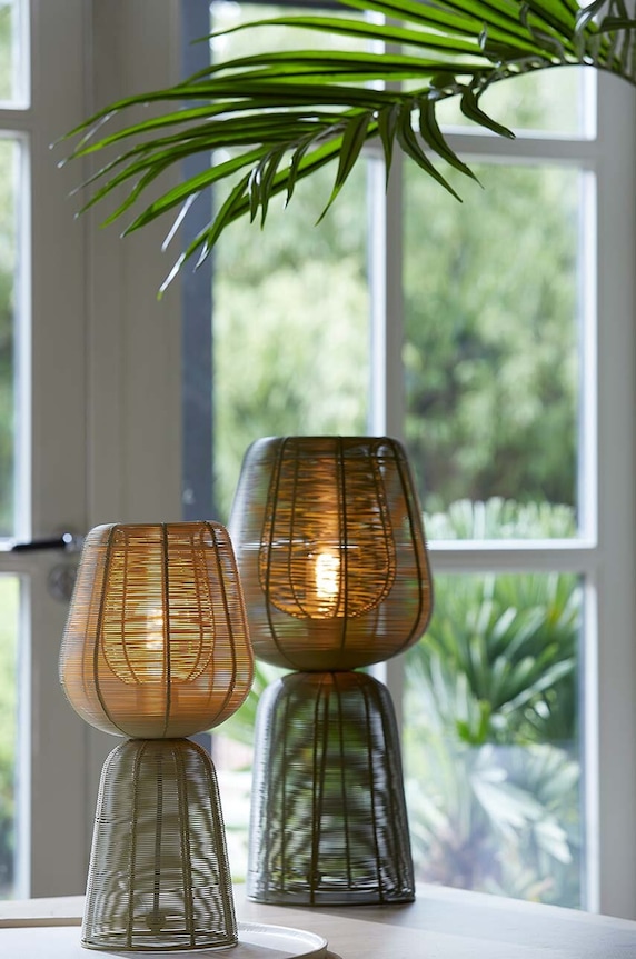 Light & Living lampa stołowa Aboso 1883381 zielony